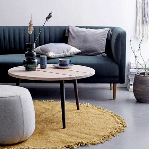 Bloomingville Vloerkleed Jute Ø 150 Cm - Afbeelding 2