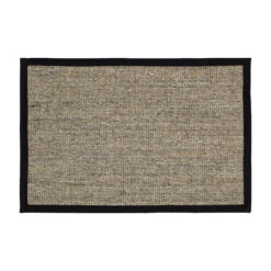 Dixie Sisal Deurmat Natuur-zwart