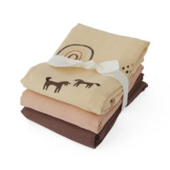 OYOY Mini Muslin Square Handdoek/deken 3-pack