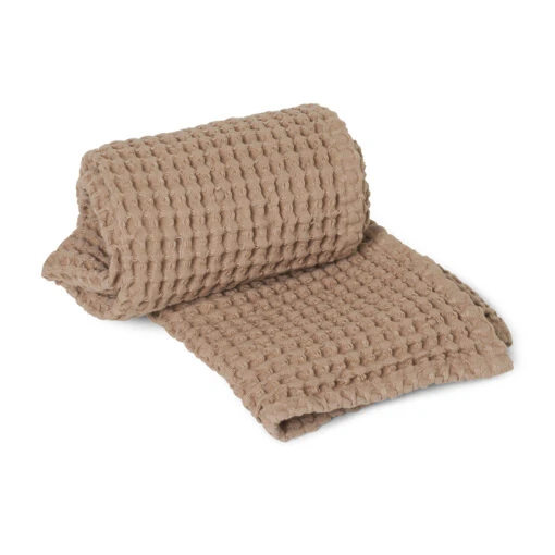 Ferm LIVING Handdoek Biologisch Katoen Tan
