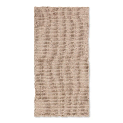 Ferm LIVING Handdoek Biologisch Katoen Tan - Afbeelding 3