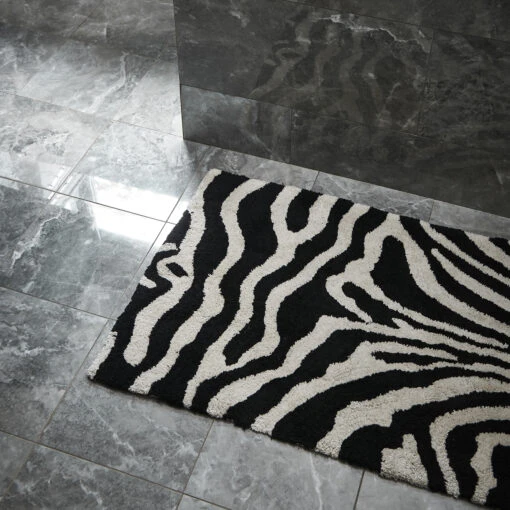 Classic Collection Zebra Badkamermat 60x90 Cm - Afbeelding 2