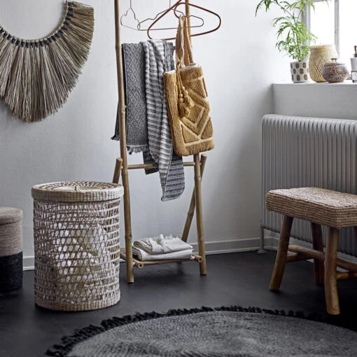 Bloomingville Juten Vloerkleed Met Franjes Ø122 Cm - Afbeelding 2