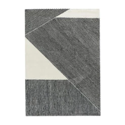 Stripes Wollen Vloerkleed Naturel Witte