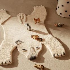 Ferm LIVING Animal Wollen Vloerkleed -Huishoudtextiel Winkel 46445 01 03 4b5a4edbe0