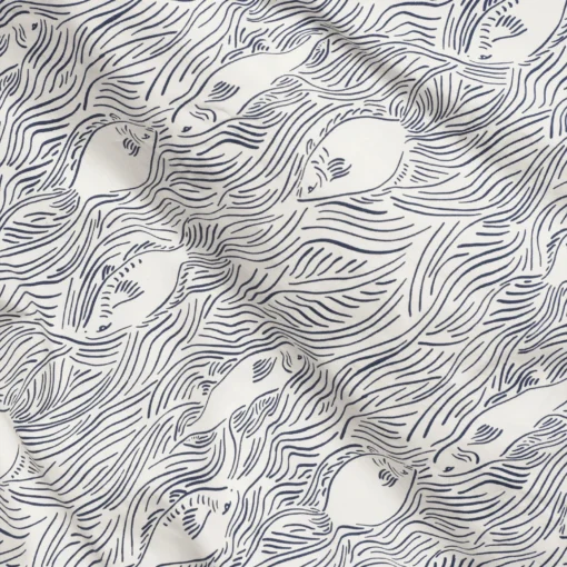 Ferm LIVING Stream Dekbedovertrek 140x200 Cm - Afbeelding 2