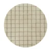 OYOY Grid Rond Vloerkleed Ø140 Cm