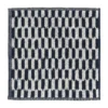 Marimekko Piekana Handdoek Dark Blue-off White
