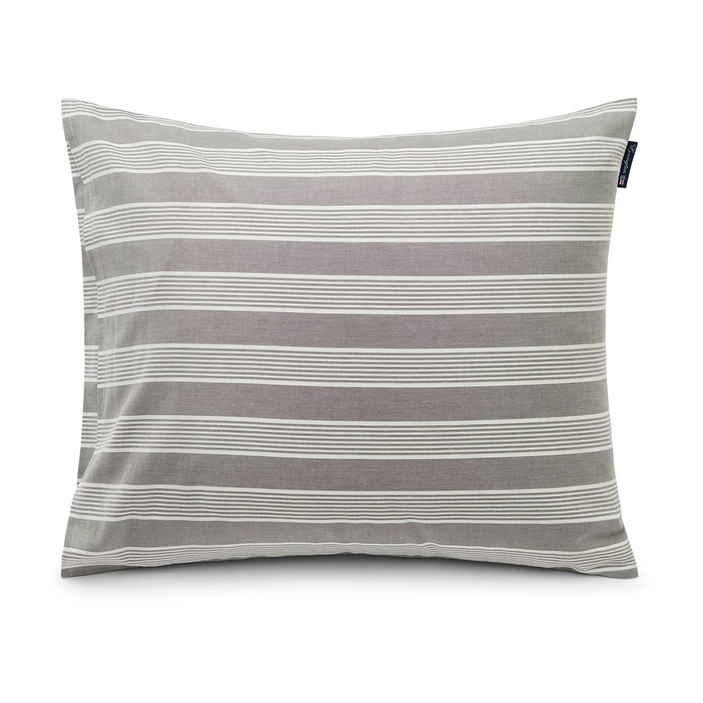 Lexington Striped Lyocell Cotton Kussensloop 50x60 Cm 1 Lexington Striped Lyocell Cotton Kussensloop 50x60 Cm