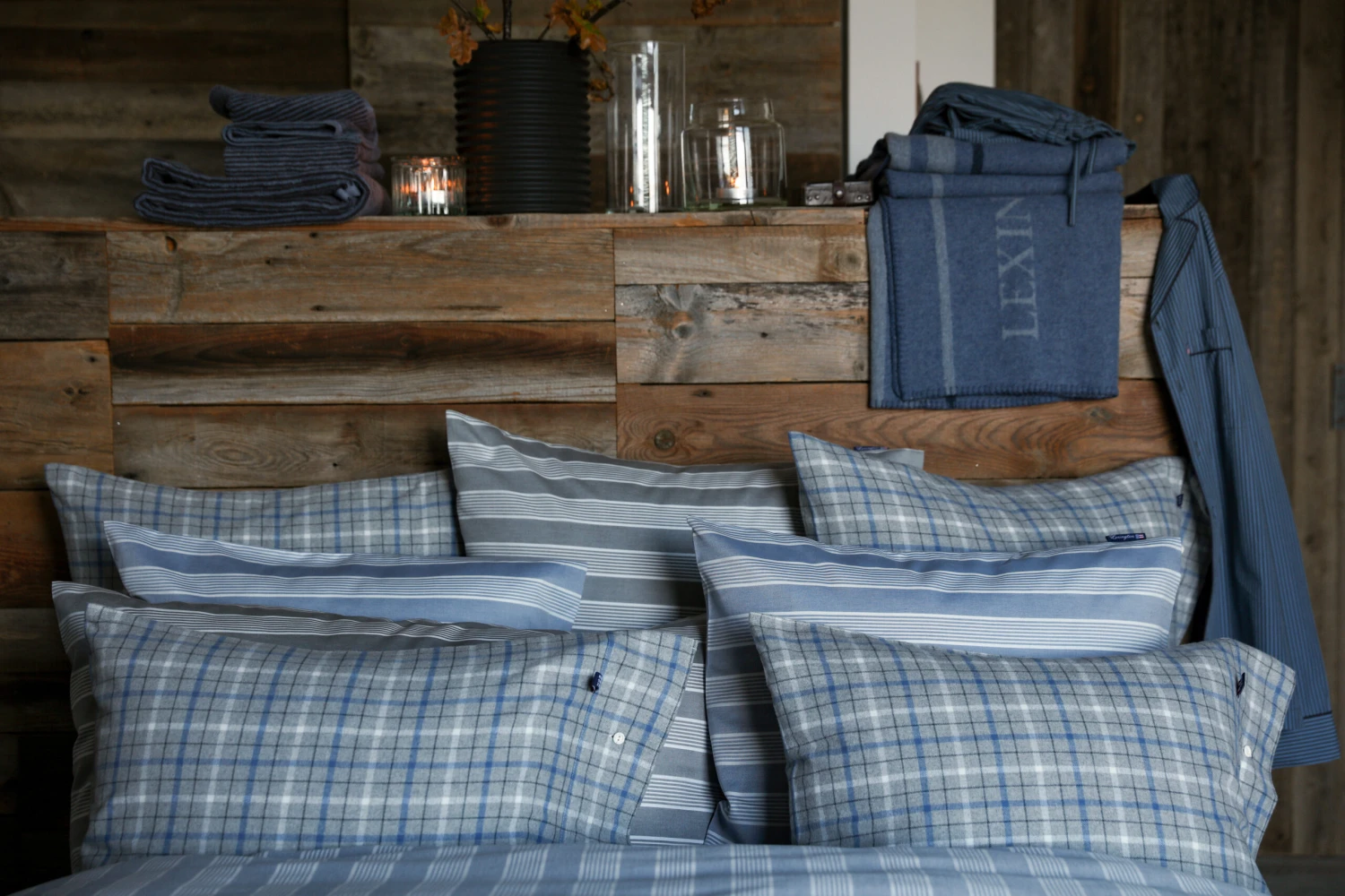 Lexington Striped Lyocell Cotton Kussensloop 50x60 Cm 5 Lexington Striped Lyocell Cotton Kussensloop 50x60 Cm - Afbeelding 5