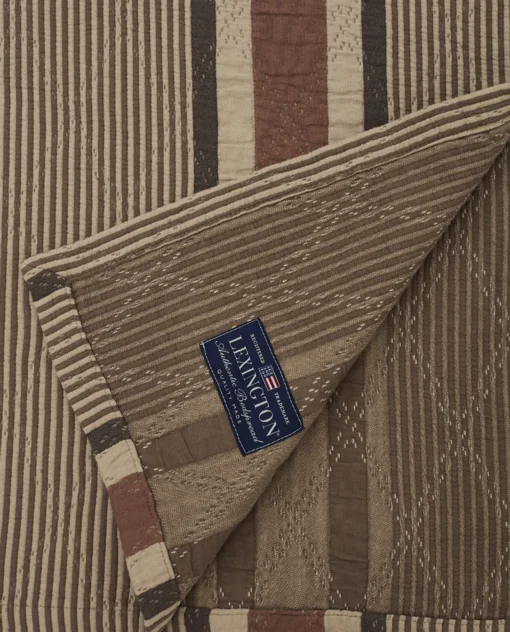 Lexington Side Striped Soft Quilted Sprei 240x260 Cm - Afbeelding 3