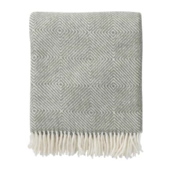 Klippan Yllefabrik Gooseye Wollen Plaid 130x200 Cm