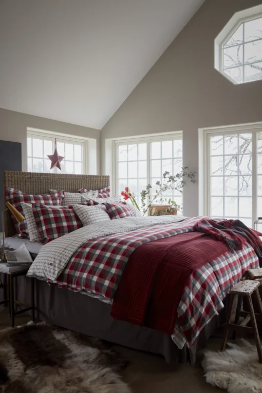 Lexington Quilted Cotton Velvet Star Sprei 240x260 Cm - Afbeelding 5