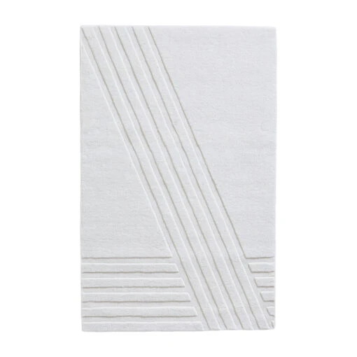 Woud Kyoto Vloerkleed Off-white