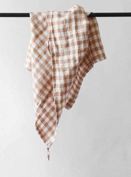 Gingham Geruite Keukenhanddoek 70x50 Cm - Afbeelding 2