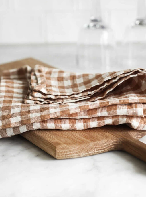 Gingham Geruite Keukenhanddoek 70x50 Cm - Afbeelding 4