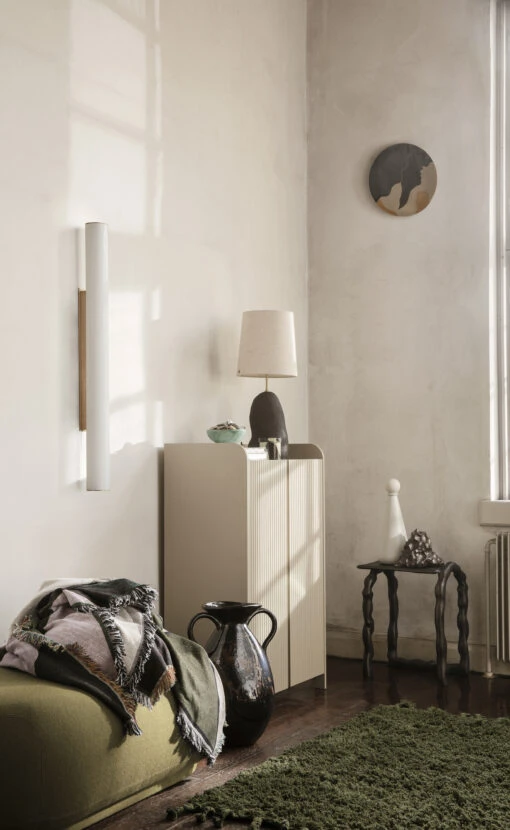 Ferm LIVING Amass Long Pile Vloerkleed 140x140 Cm - Afbeelding 2