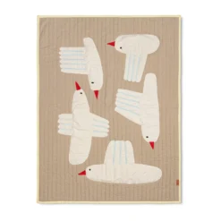 Ferm LIVING Bird Doorgestikte Deken