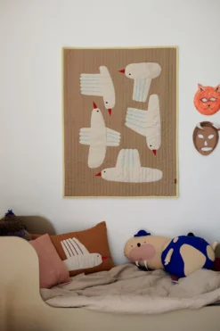 Ferm LIVING Bird Doorgestikte Deken -Huishoudtextiel Winkel 574300 01 40 EnvironmentImage be0f0fce61 scaled