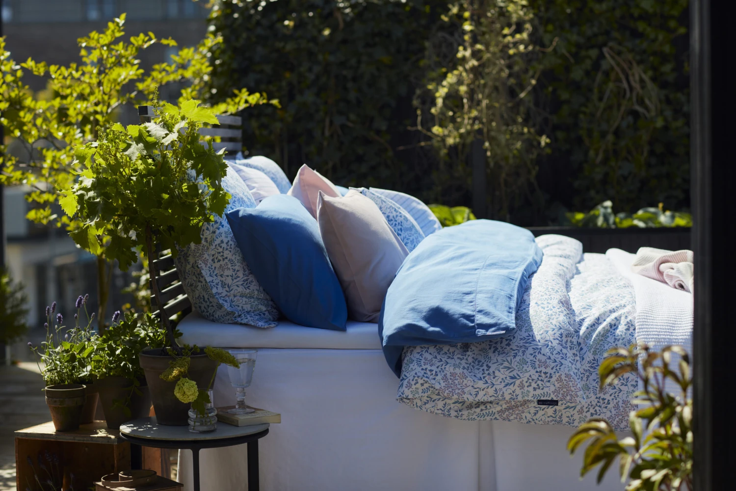 Lexington Flower Printed Cotton Sateen Dekbedovertrek 150x210 Cm 4 Lexington Flower Printed Cotton Sateen Dekbedovertrek 150x210 Cm - Afbeelding 4