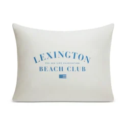Lexington Printed Organic Cotton Poplin Kussensloop 50x60 Cm