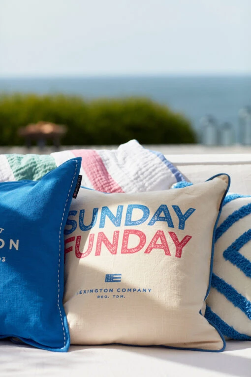 Lexington Sunday Funday Printed Kussenhoes 50x50 Cm - Afbeelding 5