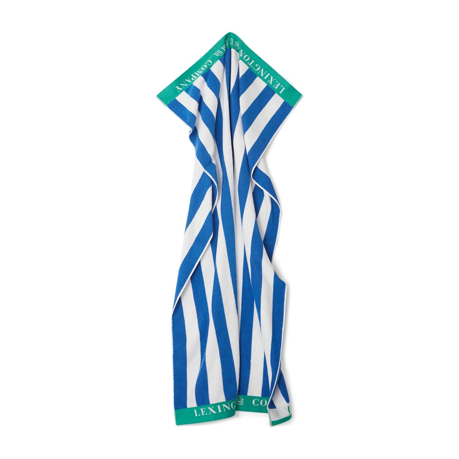 Lexington Striped Cotton Terry Strandhanddoek 100x180 Cm 2 Lexington Striped Cotton Terry Strandhanddoek 100x180 Cm - Afbeelding 2