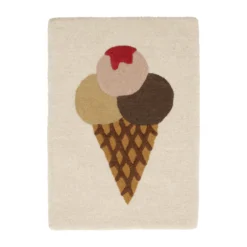 OYOY Ice Cream Tufted Kindervloerkleed 45x65 Cm