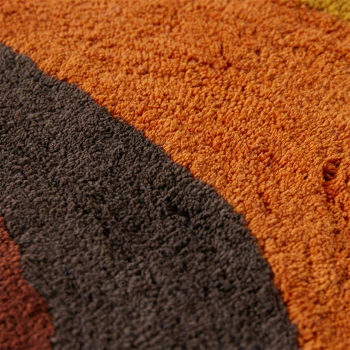Retro Swirl Badmat 90x120 Cm - Afbeelding 2