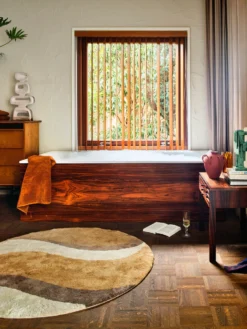 Natural Waves Badmat Ø120 Cm -Huishoudtextiel Winkel 579816 01 41 EnvironmentImage f67140c710