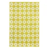 Flower Vloerkleed Zon (geel) Groot
