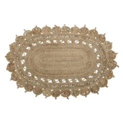 Bloomingville Jute Vloerkleed Ovaal